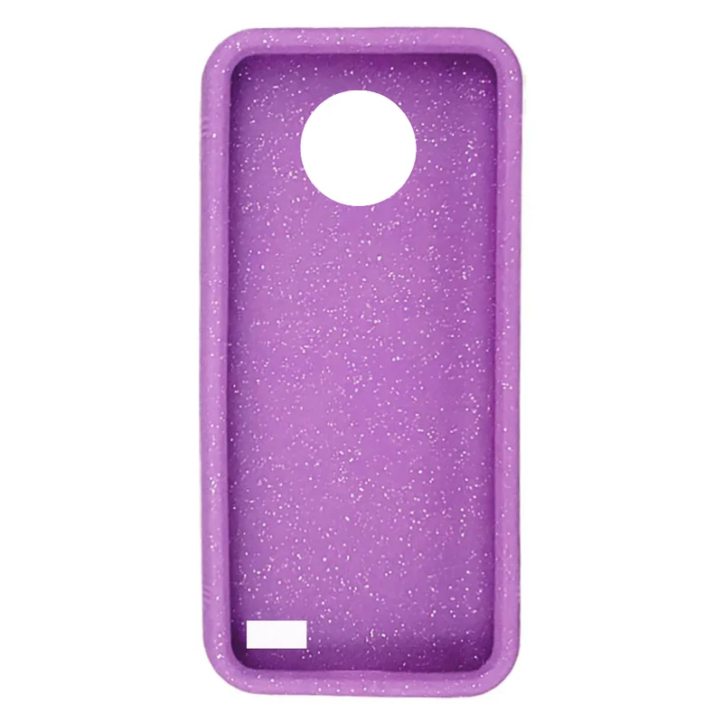 Coque gel Omnipod 5 : Paillettes violettes