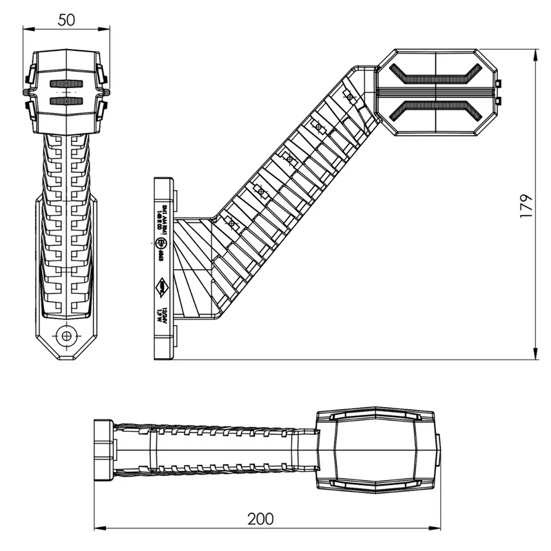 Feux de gabarit Dragon Outline Stalk / Long 200 mm