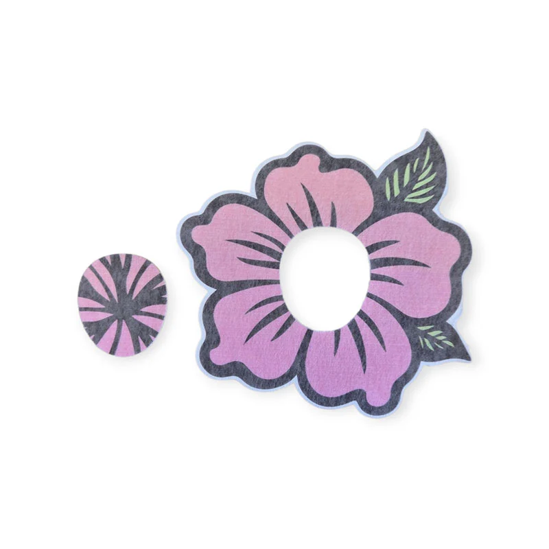 Dexcom G7 Silly Patch : Fleur tropicale