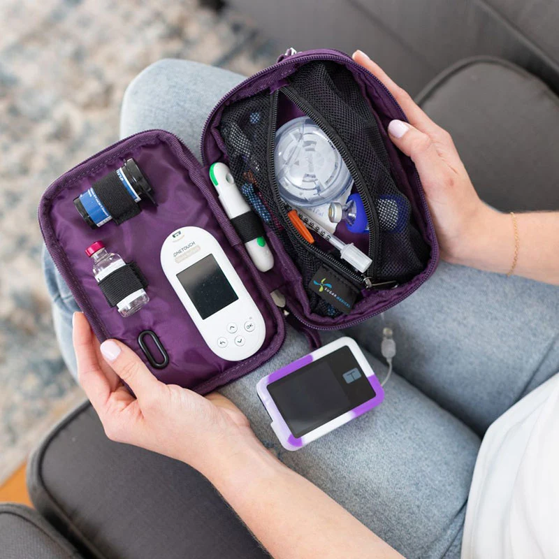 Portefuille Tandem Sugar Medical : Violet foncé
