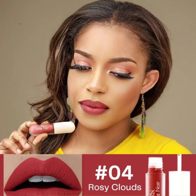 Zelle Noir Scented Matte Liquid Lip Gloss