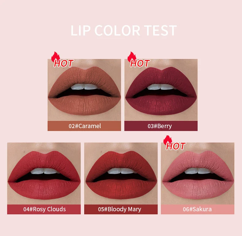 Zelle Noir Scented Matte Liquid Lip Gloss