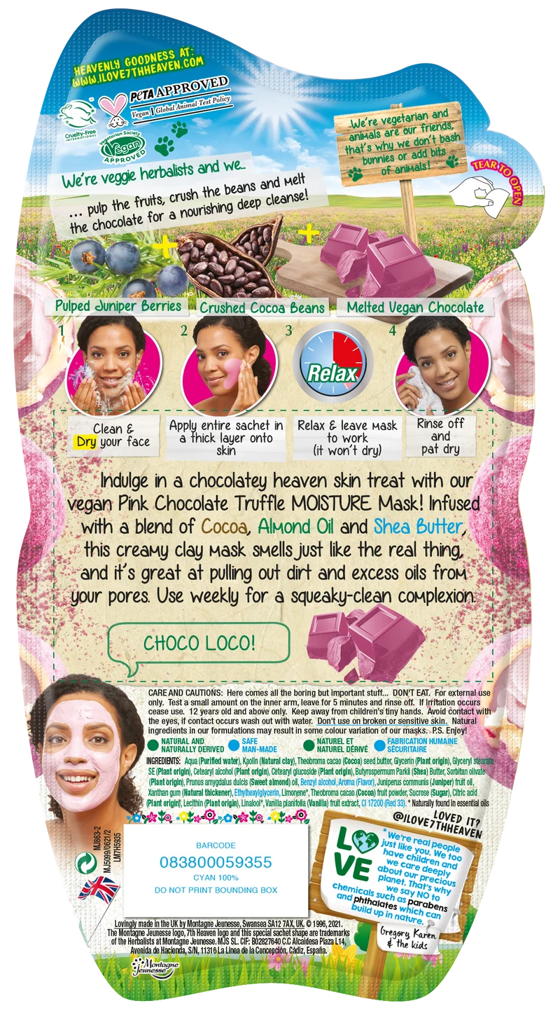 7th Heaven Pink Chocolate Truffle Mud Masque