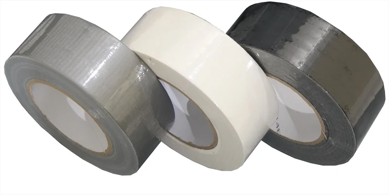 Duct Tape / Gaffer Tape Argent, Noir & Blanc