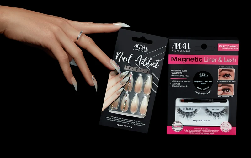 Ardell Nail Addict Premium Nail Set, Nude Light Crystals