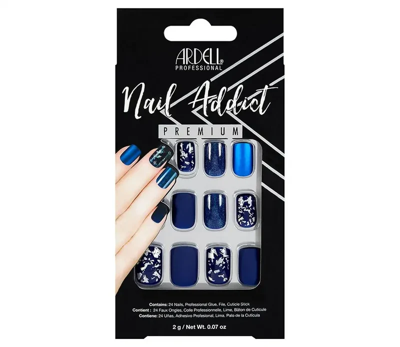 Ardell Nail Addict Premium Nails Matte Blue