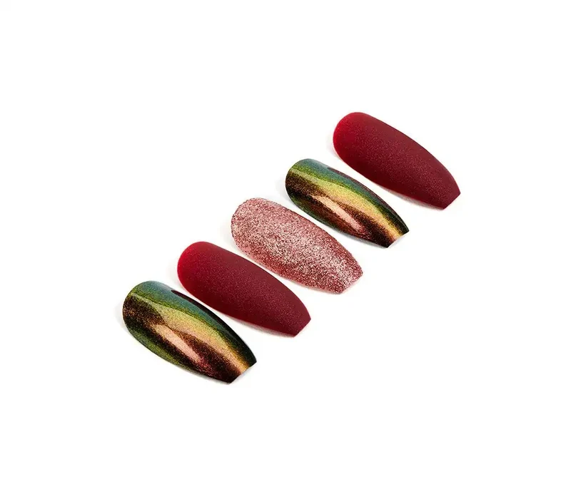 Ardell Nail Addict Premium Nails Red Cateye