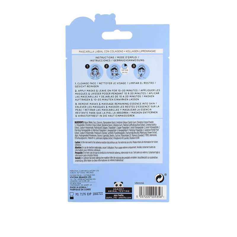 Oh K! Collagen Lip Mask - Plumps and Hydrates