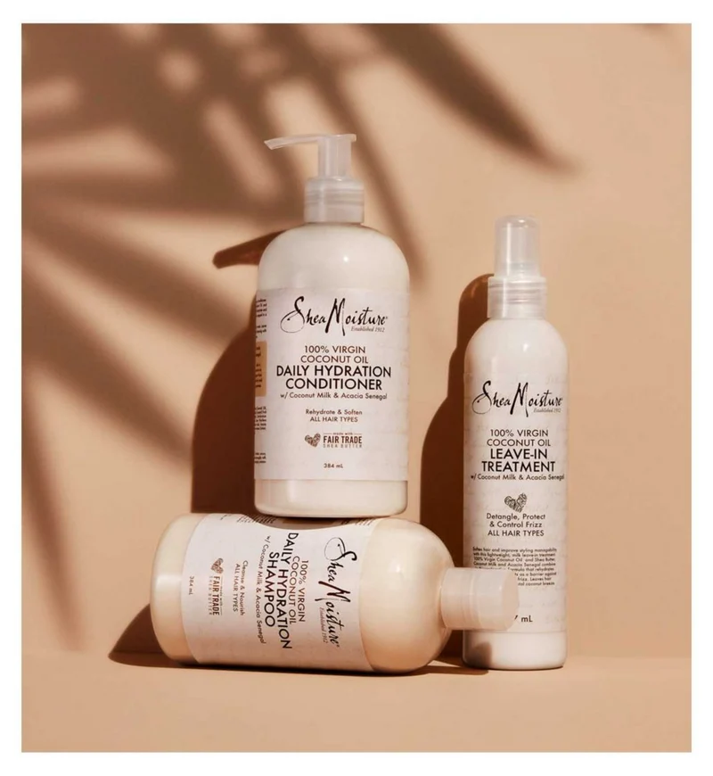 SheaMoisture 100% Virgin Coconut Oil Shampoo 384ml