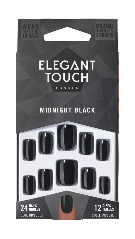 Elegant Touch Nails Midnight Black