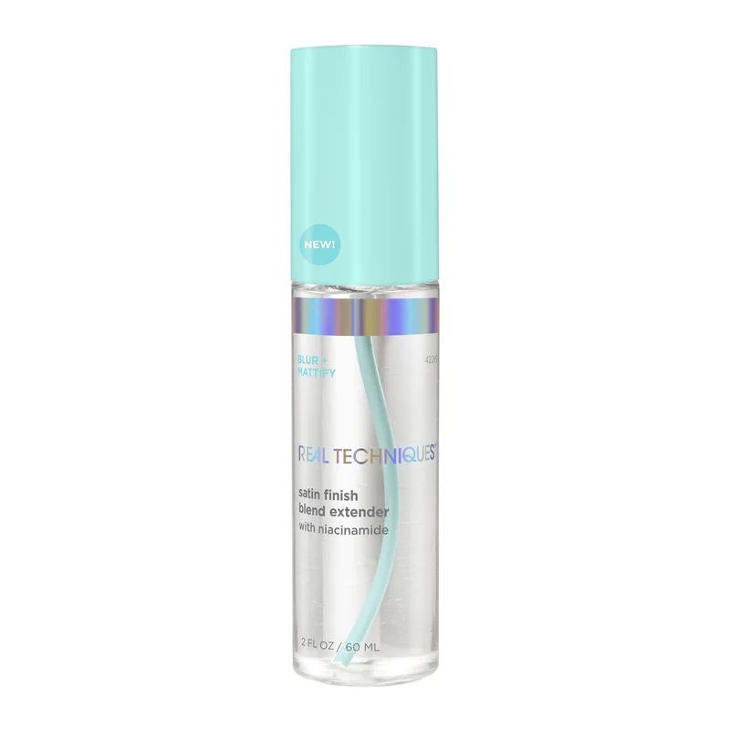 Real Techniques Sponge+ Makeup Setting Spray for Face, Mattify with Niacinamide