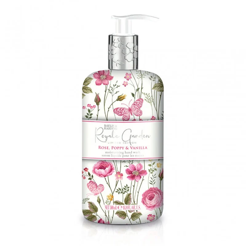 Baylis & Harding Rose, Poppy & Vanilla Hand Wash, 500ml