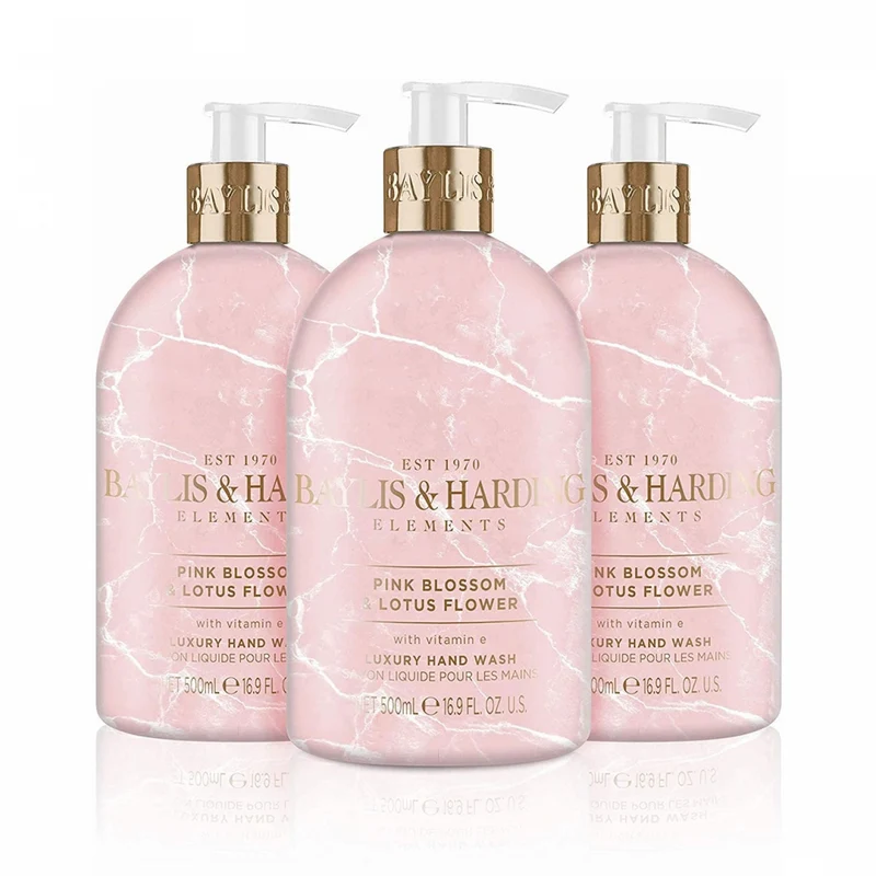 Baylis & Harding Elements Pink Blossom & Lotus Flower Hand Wash, 500 ml