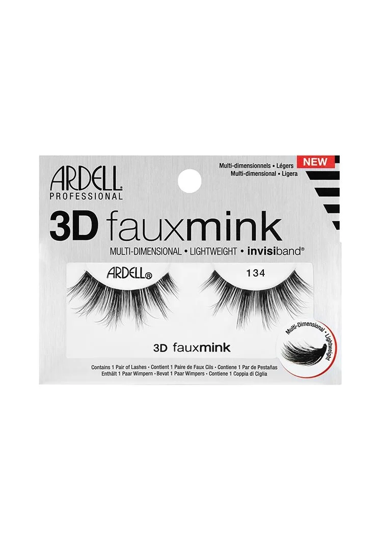Ardell 3D Faux Mink Lashes Black 134