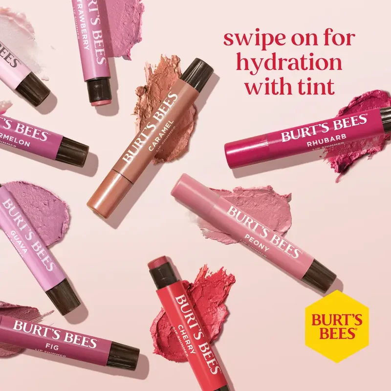 Burt's Bees Lip Shimmer - Peony