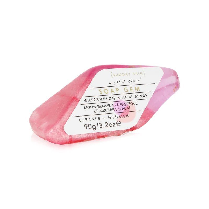 Sunday Rain Gem Soap Acai & Watermelon, 90g