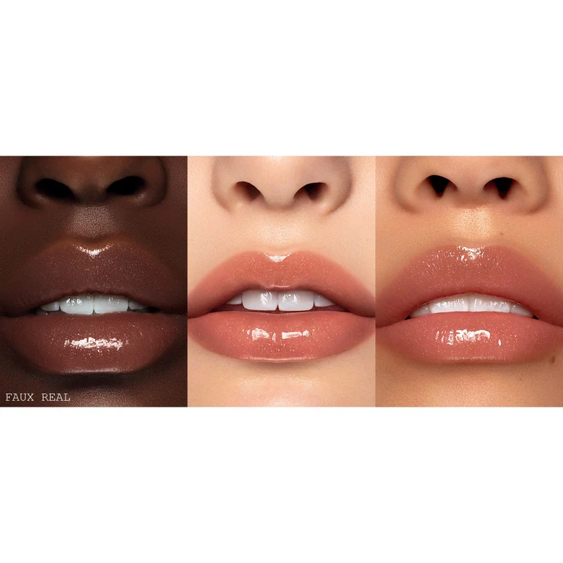 Pat McGrath Lust: Gloss Lip Gloss - Faux Real (Deep Beige with Pearlescent Sheen)