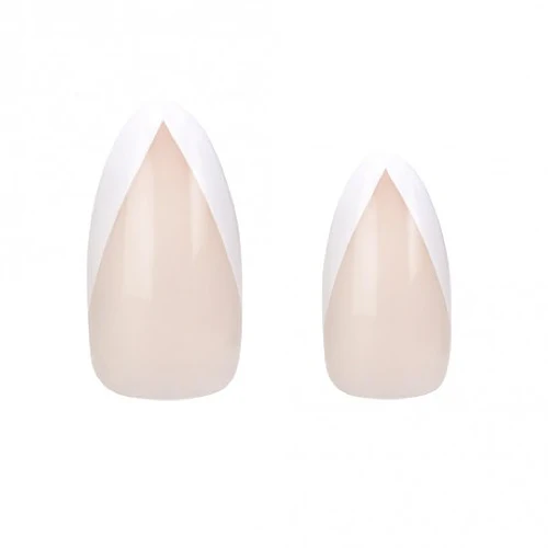 Elegant Touch Statement Stiletto French Pink Nails