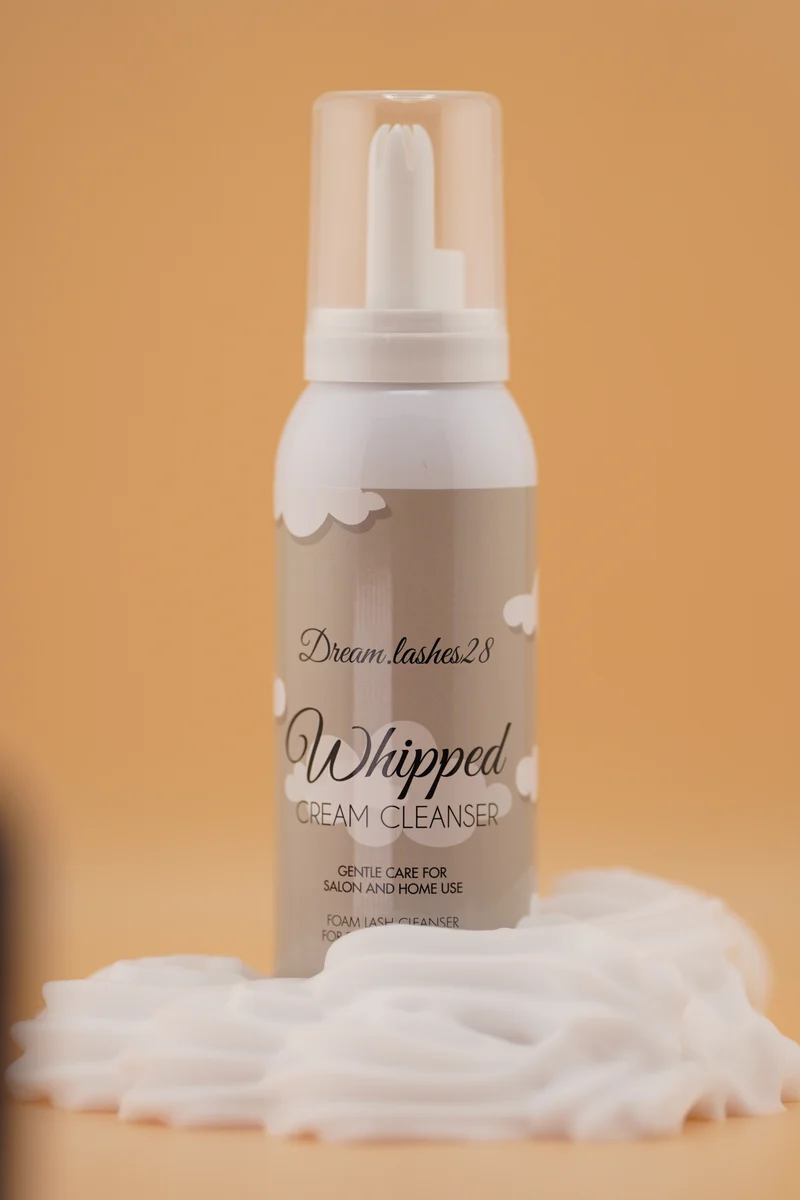 Whipped cream cleanser