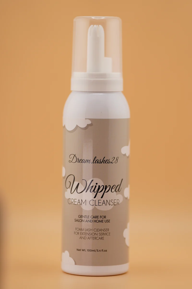 Whipped cream cleanser