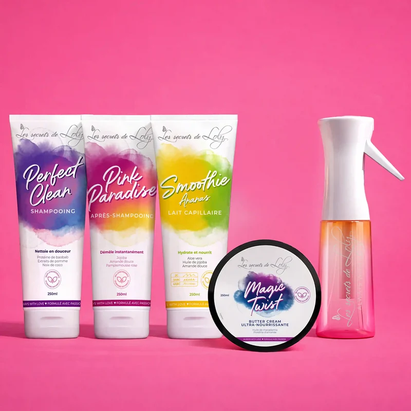 Routine Cheveux Crépus - 4 étapes essentielles et un vaporisateur