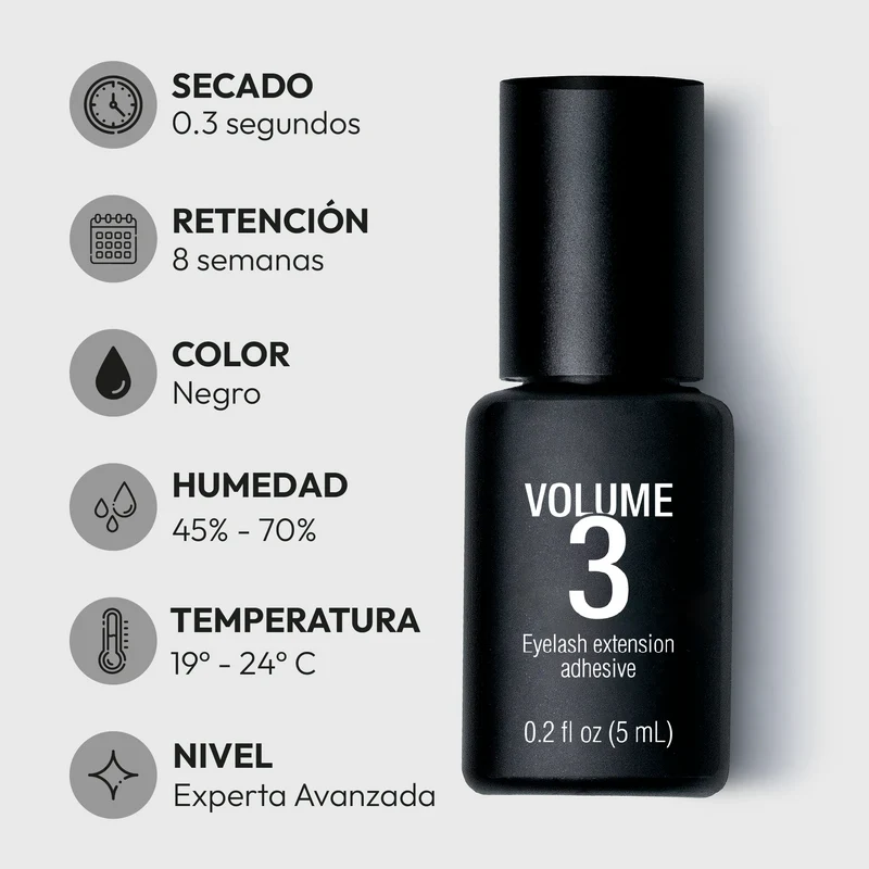 Volume 3 – 0.3 seg. | Hasta 8 Semanas | Negro