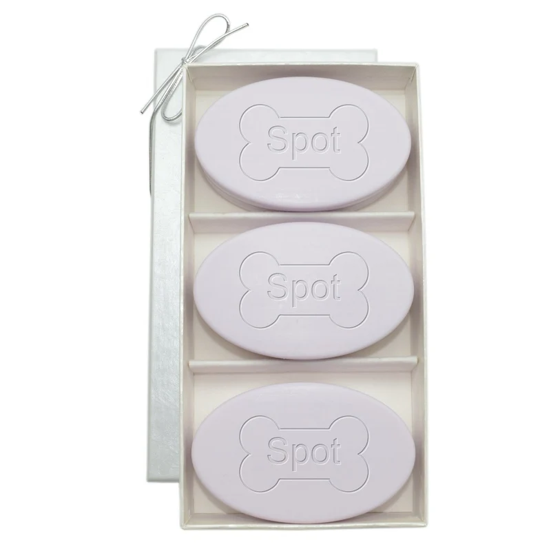 Dog Bone Lavender Soap Trio - Personalized