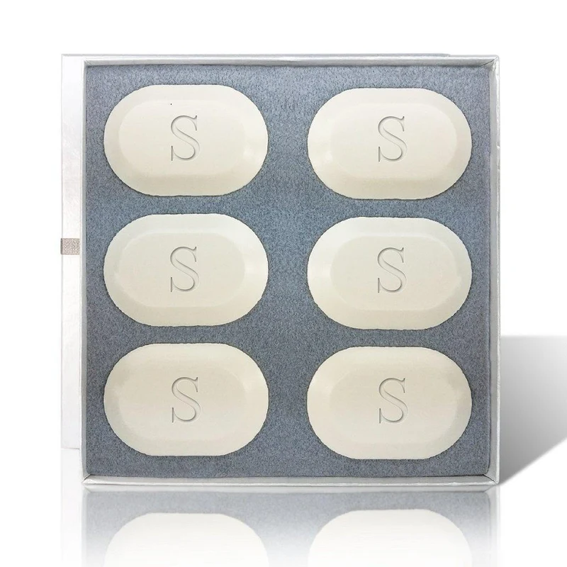 Carved Soap - Six Bar Gift Set - Single Initial