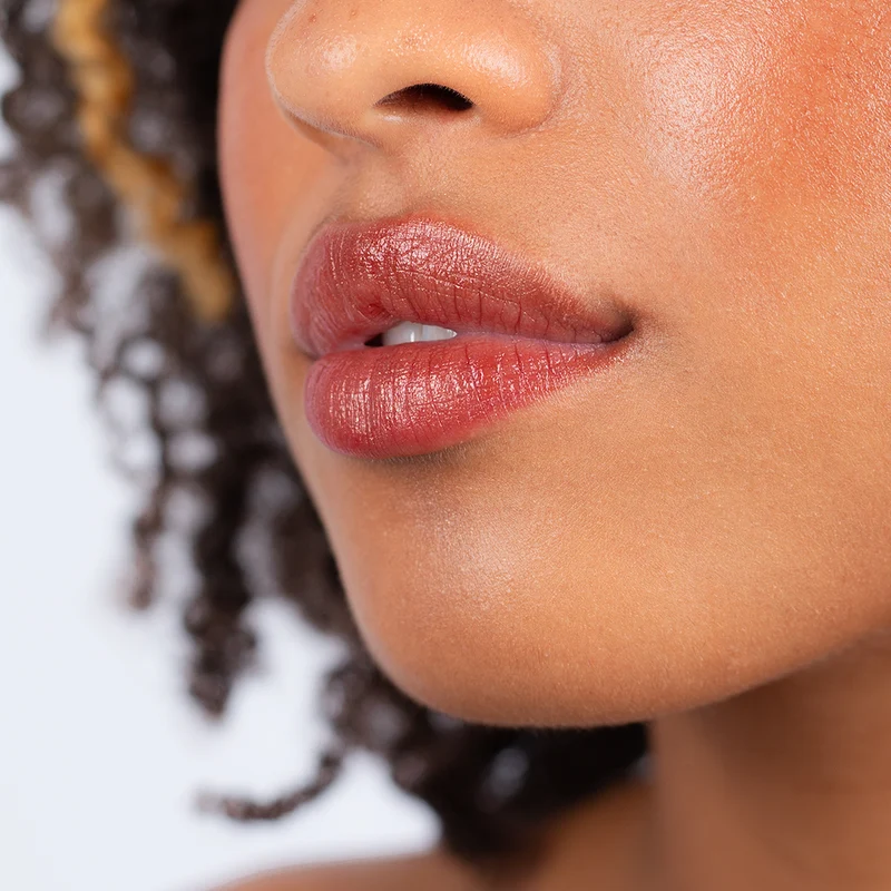 Baume à lèvres teinté & Fard à joues hydratant - 04 Rouge Brun