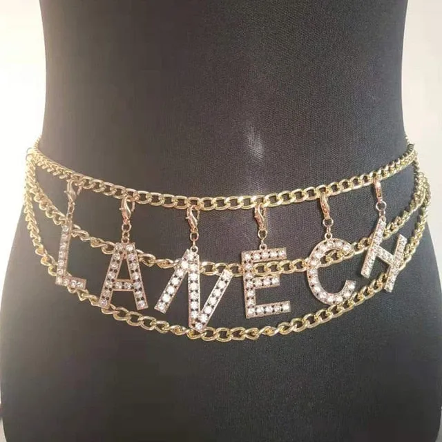 Bohemian Vintage New Design Waist chain Wedding Ladies Party Gifts Lovely Statement Fashion Jewelry Dangle Accessories Wholesale