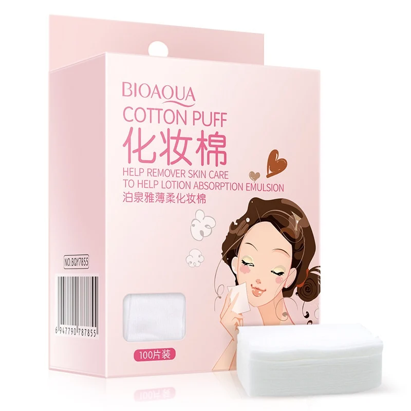 Bioaqua Cotton Pad Non-woven Mackeup Remover Face Cleansing Towel Beauty & Health Makeup Tools Skin Care 100PCS