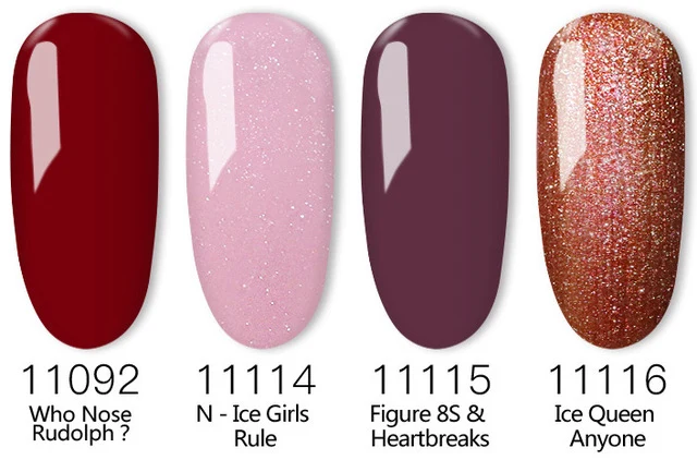 4Pcs/set 369 Colors 8ml Gel Polish Nail Gel Lak Art Set For Salon LED UV Vernis Semi Permanent Gellak Soak Off Gel Nail Polish