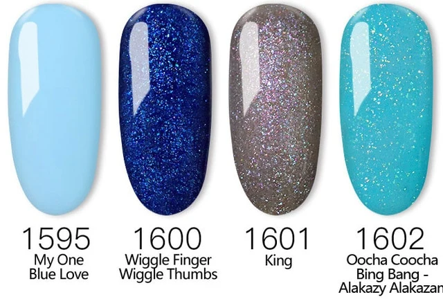 4Pcs/set 369 Colors 8ml Gel Polish Nail Gel Lak Art Set For Salon LED UV Vernis Semi Permanent Gellak Soak Off Gel Nail Polish