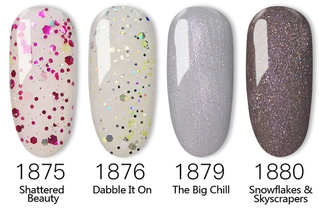 4Pcs/set 369 Colors 8ml Gel Polish Nail Gel Lak Art Set For Salon LED UV Vernis Semi Permanent Gellak Soak Off Gel Nail Polish
