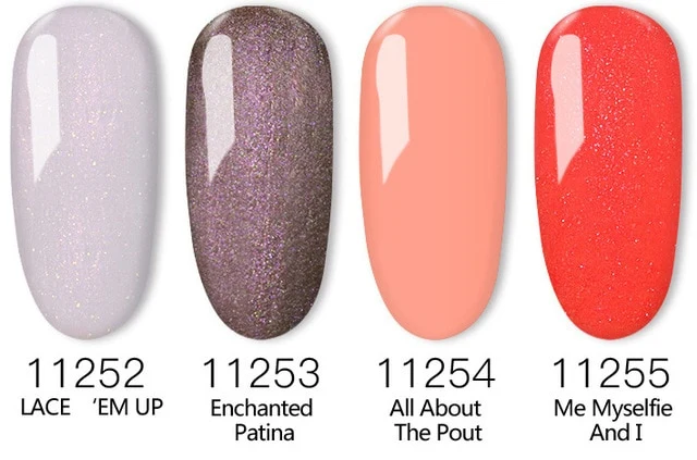 4Pcs/set 369 Colors 8ml Gel Polish Nail Gel Lak Art Set For Salon LED UV Vernis Semi Permanent Gellak Soak Off Gel Nail Polish