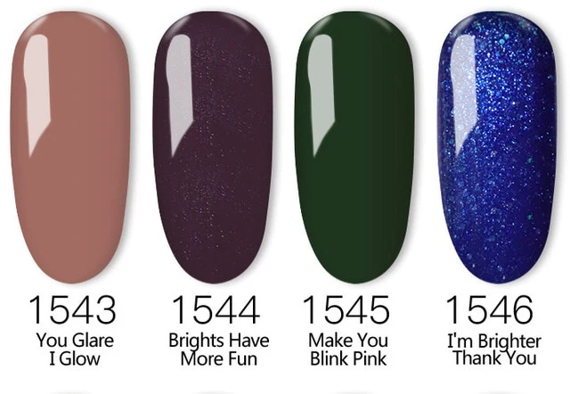 4Pcs/set 369 Colors 8ml Gel Polish Nail Gel Lak Art Set For Salon LED UV Vernis Semi Permanent Gellak Soak Off Gel Nail Polish
