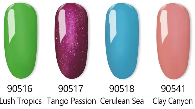 4Pcs/set 369 Colors 8ml Gel Polish Nail Gel Lak Art Set For Salon LED UV Vernis Semi Permanent Gellak Soak Off Gel Nail Polish