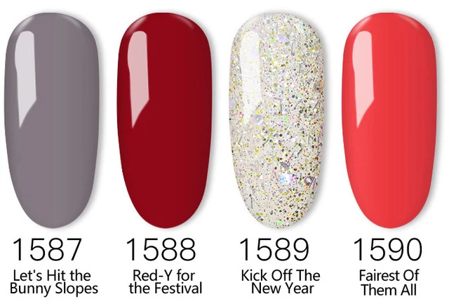 4Pcs/set 369 Colors 8ml Gel Polish Nail Gel Lak Art Set For Salon LED UV Vernis Semi Permanent Gellak Soak Off Gel Nail Polish