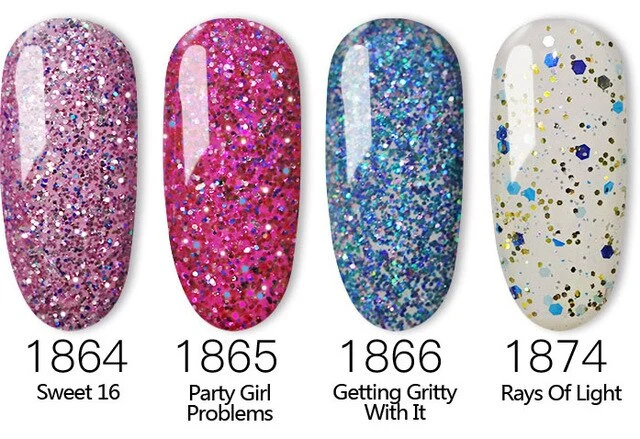 4Pcs/set 369 Colors 8ml Gel Polish Nail Gel Lak Art Set For Salon LED UV Vernis Semi Permanent Gellak Soak Off Gel Nail Polish
