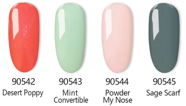 4Pcs/set 369 Colors 8ml Gel Polish Nail Gel Lak Art Set For Salon LED UV Vernis Semi Permanent Gellak Soak Off Gel Nail Polish