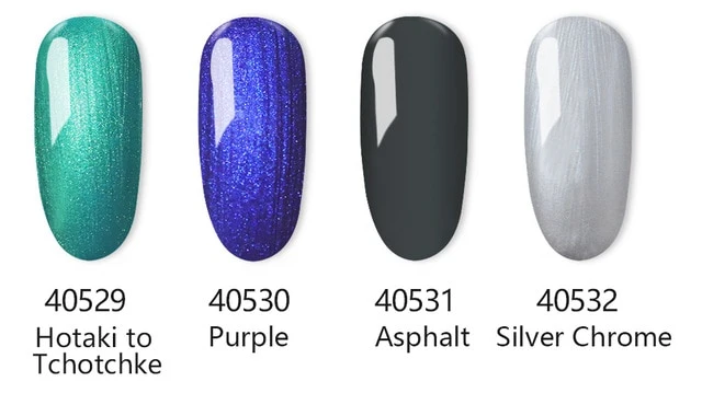 4Pcs/set 369 Colors 8ml Gel Polish Nail Gel Lak Art Set For Salon LED UV Vernis Semi Permanent Gellak Soak Off Gel Nail Polish