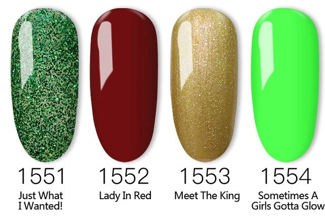 4Pcs/set 369 Colors 8ml Gel Polish Nail Gel Lak Art Set For Salon LED UV Vernis Semi Permanent Gellak Soak Off Gel Nail Polish