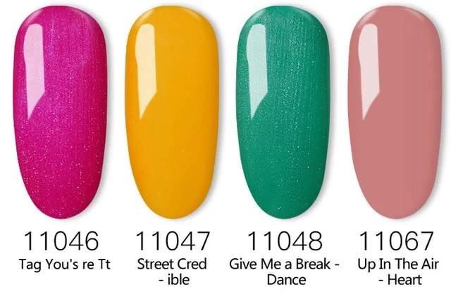 4Pcs/set 369 Colors 8ml Gel Polish Nail Gel Lak Art Set For Salon LED UV Vernis Semi Permanent Gellak Soak Off Gel Nail Polish