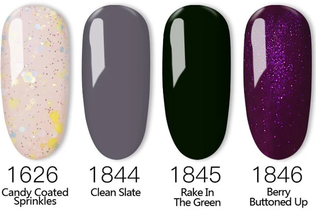 4Pcs/set 369 Colors 8ml Gel Polish Nail Gel Lak Art Set For Salon LED UV Vernis Semi Permanent Gellak Soak Off Gel Nail Polish
