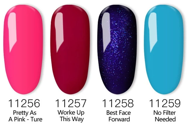 4Pcs/set 369 Colors 8ml Gel Polish Nail Gel Lak Art Set For Salon LED UV Vernis Semi Permanent Gellak Soak Off Gel Nail Polish