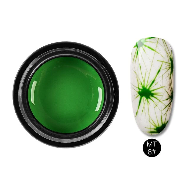 Mtssi Spider Gel Creative Wire Drawing Nail Gel Lacquer Point To Line Painting Gel Polish Pulling Silk Spider Nail Art Design