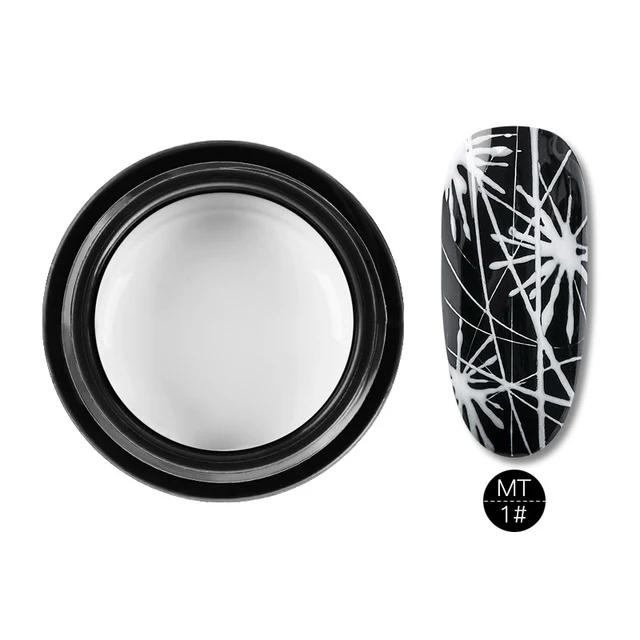 Mtssi Spider Gel Creative Wire Drawing Nail Gel Lacquer Point To Line Painting Gel Polish Pulling Silk Spider Nail Art Design