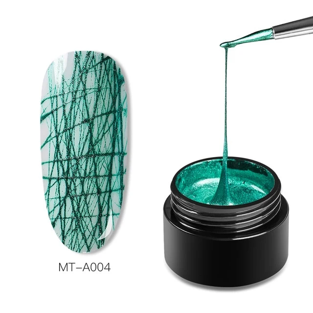 Mtssi Spider Gel Creative Wire Drawing Nail Gel Lacquer Point To Line Painting Gel Polish Pulling Silk Spider Nail Art Design