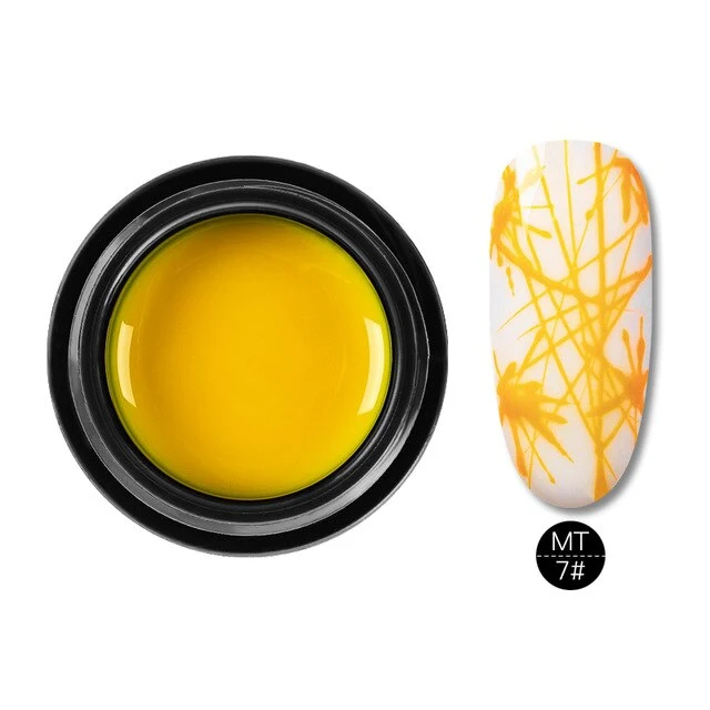 Mtssi Spider Gel Creative Wire Drawing Nail Gel Lacquer Point To Line Painting Gel Polish Pulling Silk Spider Nail Art Design