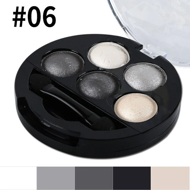 Dighealth Brand New 5 Colors Eyeshadow Waterproof Eye Shadow Makeup Shadow Metallic Shimmer Eyeshadow Pallete